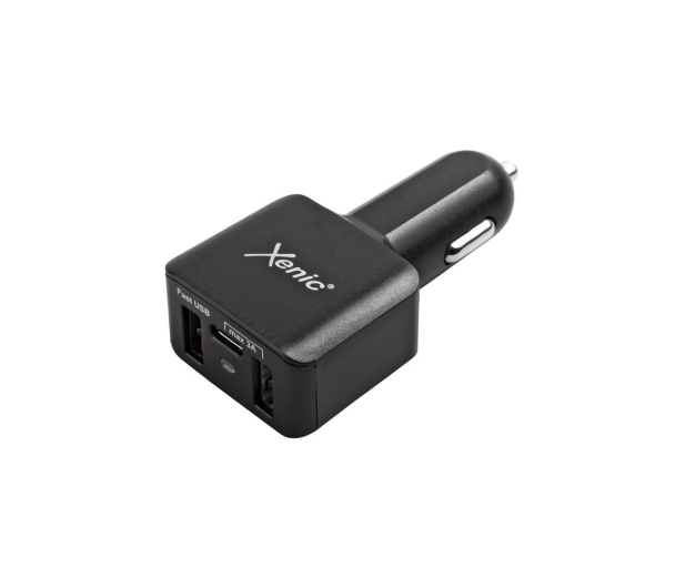 ŁADOWARKA SAMOCHODOWA XENIC FC 2xUSB 1xUSB-C 6A czarna - 1456246 - zdjęcie 3